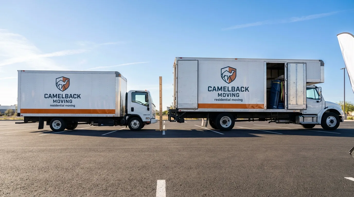 Moving truck size capacity guide in Bradley Beach